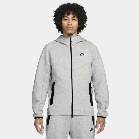 Nike Sportswear Tech Fleece Windrunner Gray Full Zip Hoodie Jacket Men’s Large - Picture 1 of 10